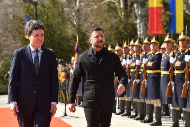 Volodimir Zelenski, vizită oficială în România. Președintele Ucrainei a fost primit de Nicușor Dan și Ilie Bolojan